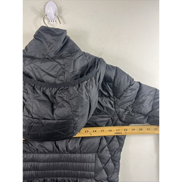Michael Kors Womens Jacket Sz S Black Packable Down Quilted Nylon Zip Front - Picture 8 of 9